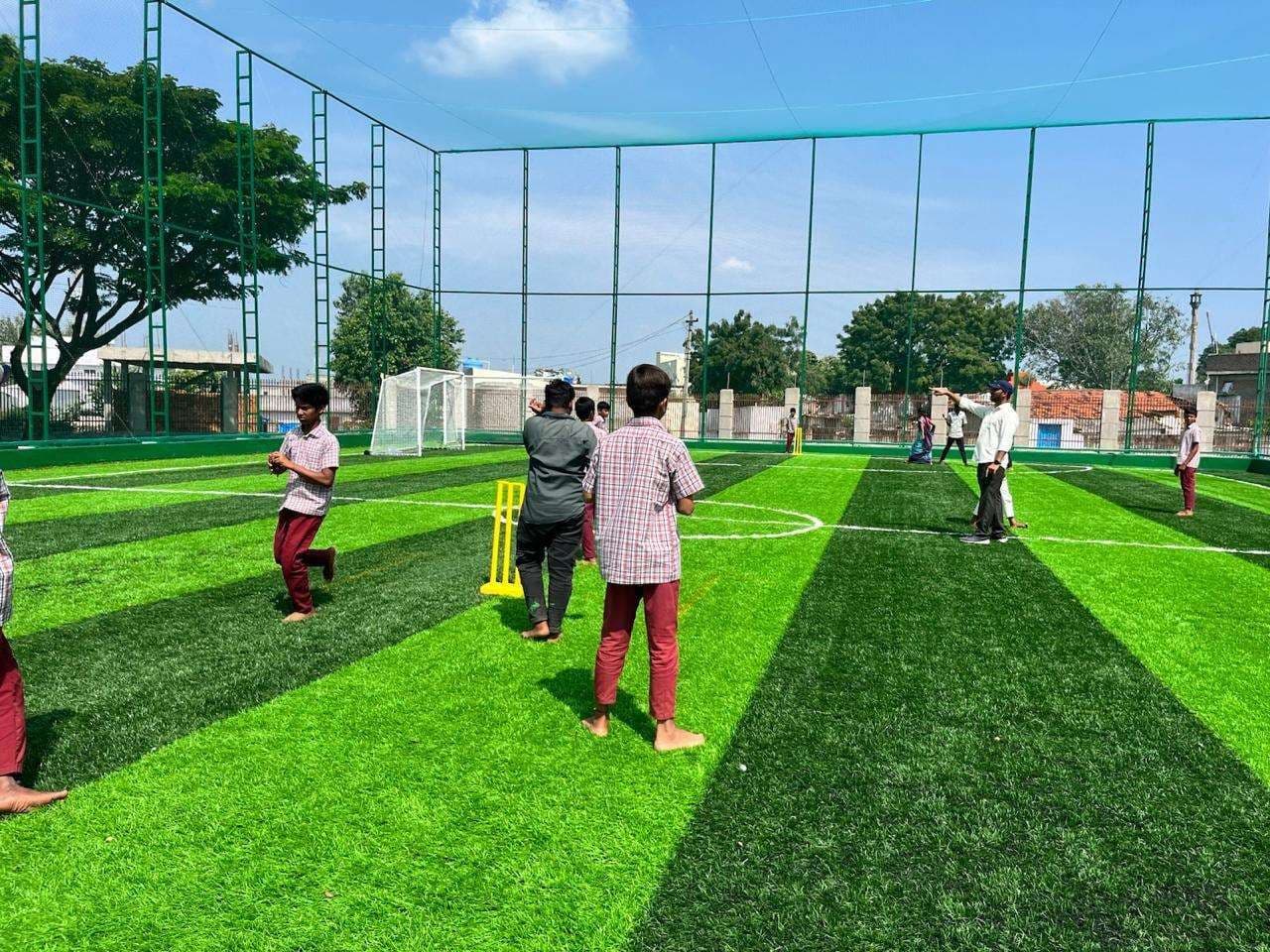 Cricket-cum-football ground
