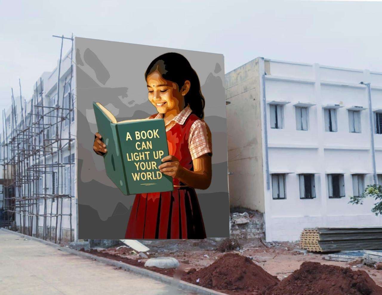 Reading mural