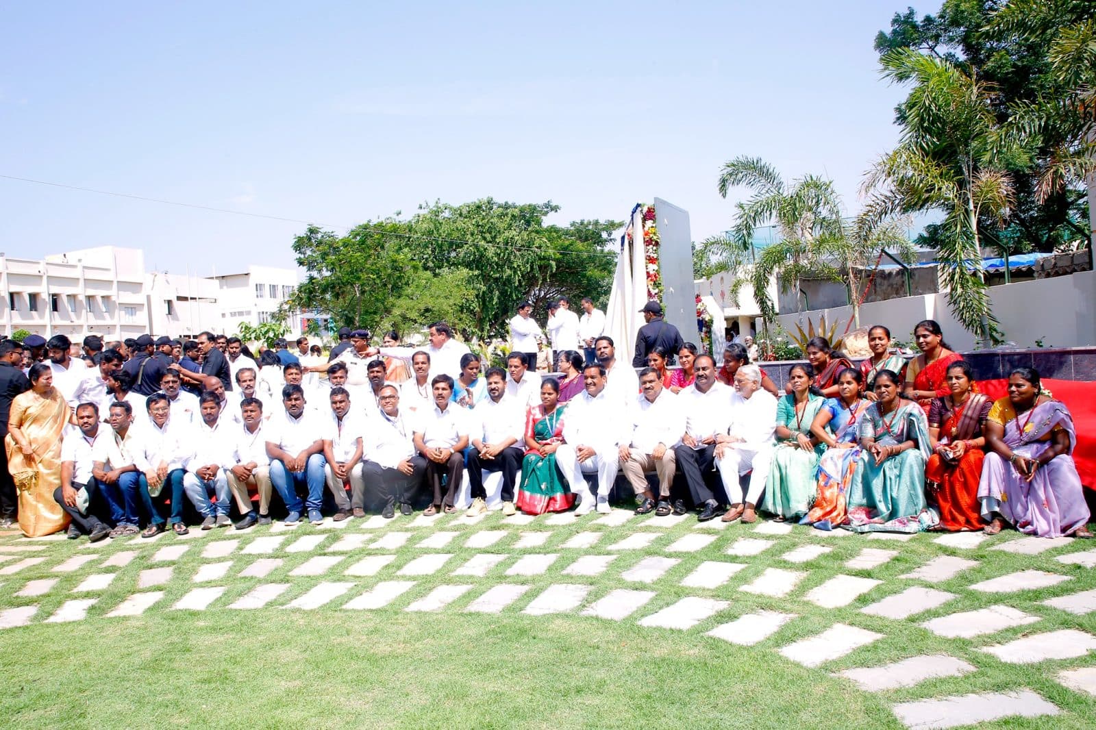 Inauguration day with parents, teachers and the School Development and Management Committee